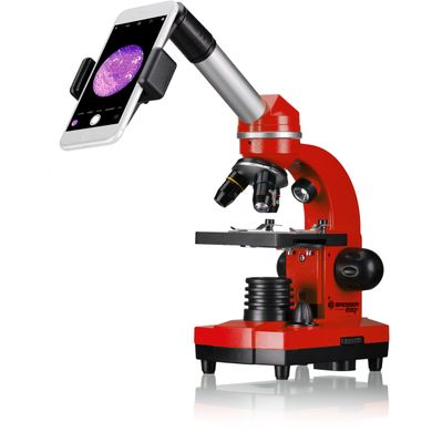 Микроскоп Bresser Junior Biolux SEL 40x-1600x Red с адаптером для смартфона (8855600E8G000)