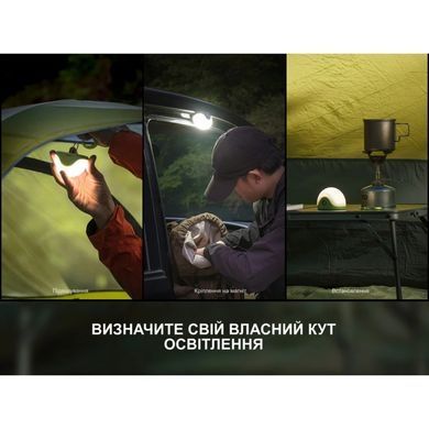 Фонарь кемпинговый Fenix CL20R V.2.0, зеленый