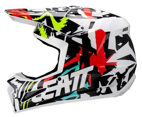 Шлем Leatt Helmet Moto 3.5 + Goggle, Zebra, M