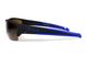 Окуляри поляризаційні BluWater Daytona-2 Polarized (brown) коричневі в чорно-синій оправі 3 з 5