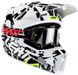 Шлем Leatt Helmet Moto 3.5 + Goggle, Zebra, M 1 из 5