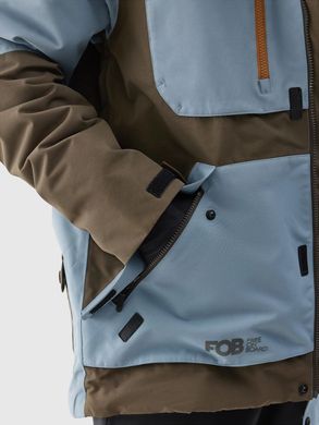 Куртка гірськолижна 4F FOB BOSTON коричневий синій, чоловіча XL(р)