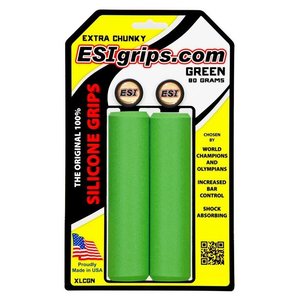 Грипсы ESI Extra Chunky Green (зеленые)