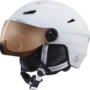 Горнолыжный шлем Cairn Electron Visor Photochromic mat white 57-58