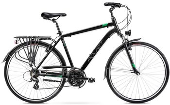 Велосипед Romet Wagant 1 чорно-зелений 21 L