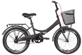 Велосипед 20" Formula SMART 2022 (темно-серый с красным)