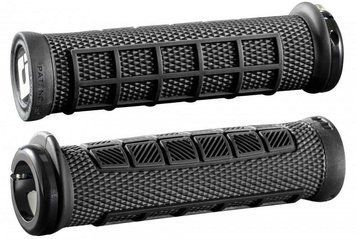 Гріпси ODI Elite Pro Black/Black w/Black clamp (чорні з чорними замками)