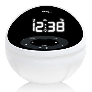 Годинник настільний з радіо Technoline WT500 Black/White (WT500)