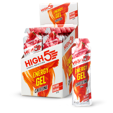 Гель High5 Energy Gel Caffeine 40g - Малина (Упаковка 20шт)