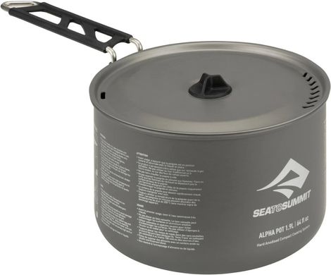 Алюминиевая кастрюля со складной ручкой Sea To Summit Alpha Pot 1,9 L