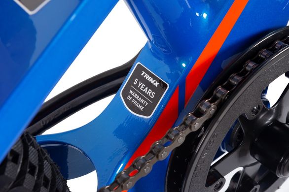 Велосипед Trinx SEALS 1.0 2022 20" Blue-Silver-Orange