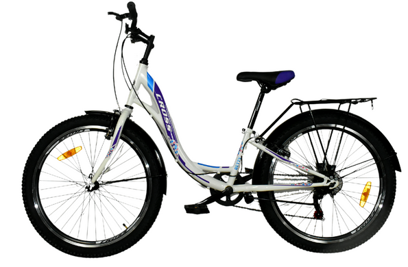 Велосипед Cross 24" Betty Рама-11" white-violet