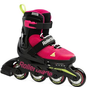 Роликові ковзани Rollerblade Microblade 2023 pink-light green 36.5-40