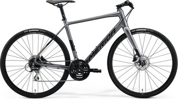 Велосипед Merida SPEEDER 100, S(50), SILK DARK SILVER(BLACK)