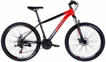 Велосипед ST 27.5" Space MARS DD FR рама-17" красно-черный 2026
