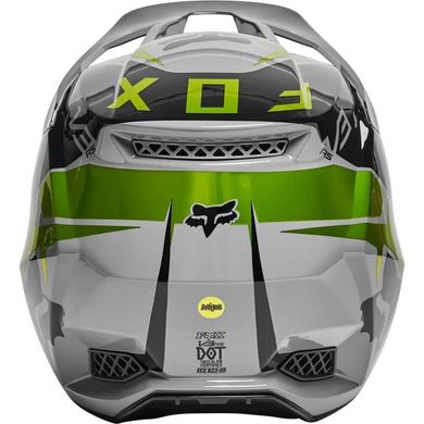 Шлем FOX V3 RS MIRER HELMET Flo Yellow, M