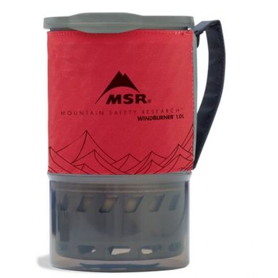 Система приготовления пищи MSR WindBurner 1.0L StoveSystem, Red