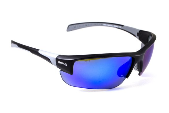 Захисні окуляри Global Vision Hercules-7 (G-Tech blue), дзеркальні сині
