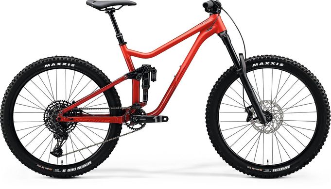 Велосипед Merida ONE-SIXTY 400 MATT RED/GLOSSY X'MAS RED