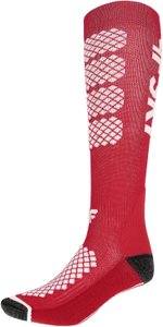 Термошкарпетки 4F с шерстью колір: чорний червоний