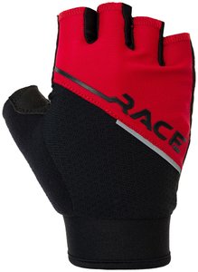 Велоперчатки 4F RACE GEL колір: чорний червоний