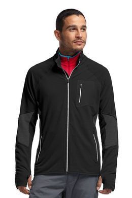 Термокофта Icebreaker Atom LS Zip MEN black/monsoon XL