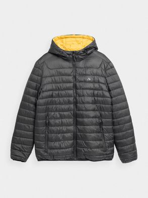 Куртка 4F двостороння NY чорний + жовтий, чоловіча XXXL(р)
