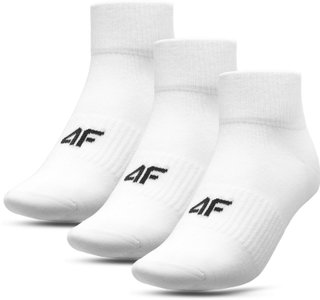 Шкарпетки 4F 3 пари короткі колір: білий