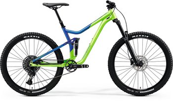 Велосипед Merida ONE-FORTY 400 LIGHT GREEN/GLOSSY BLUE 2020