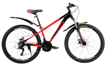 Велосипед Cross 27,5" Flash 2024 Рама-17" red-black
