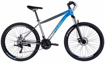 Велосипед ST 27.5" Space MARS DD FR рама-17" сине-серый 2026