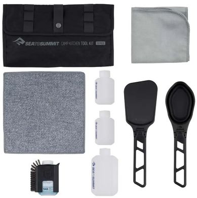 Набір аксесуарів для кухні Sea To Summit Camp Kitchen Tool Kit - 10 Piece Set, Black