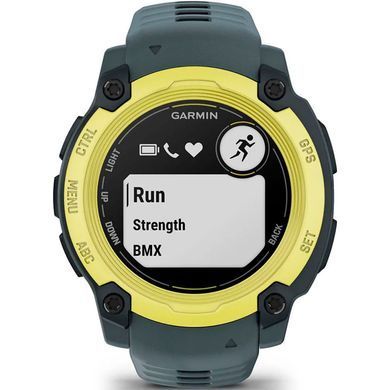 Смарт-часы Garmin Instinct E, 40 mm, Electric Lime Bezel w/ Twilight Band, GPS
