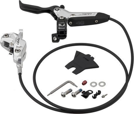 Тормоз дисковый Sram Level Ultimate Stealth 4 Piston - Carbon Lever, Ti Hardware, Reach Adj, Clear Ano Front 950mm Hose (includes MMX Clamp, Rotor/Bracket sold separately) C1