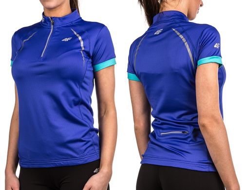 Велосипедная футболка 4F Women синяя Размеры: S, М, L