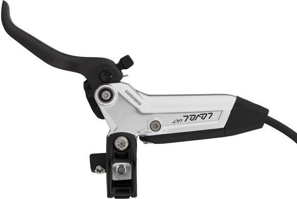 Тормоз дисковый Sram Level Ultimate Stealth 4 Piston - Carbon Lever, Ti Hardware, Reach Adj, Clear Ano Front 950mm Hose (includes MMX Clamp, Rotor/Bracket sold separately) C1