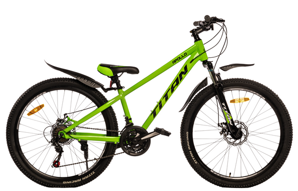 Велосипед Titan 26" Apollo, рама 13" green-black