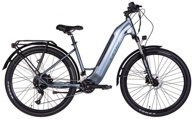 Электровелосипед 27.5" Leon GAVANA 500Вт 48В дисплей, САП, 12.8Ач встроенная батарея, 2022 (темно-серый )