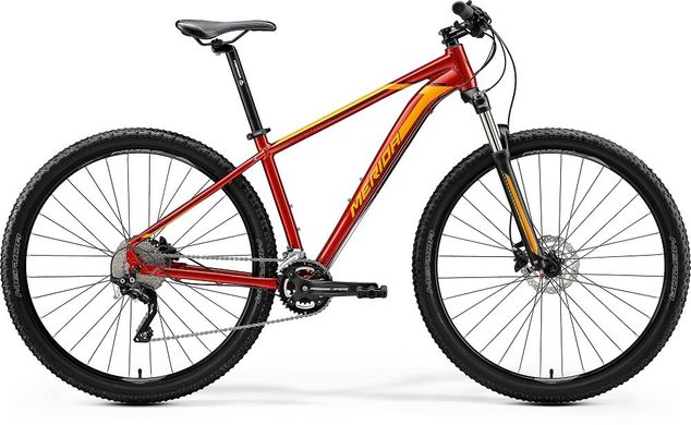 Велосипед Merida BIG.NINE 80 GLOSSY SPARKLING RED(ORANGE) 2020