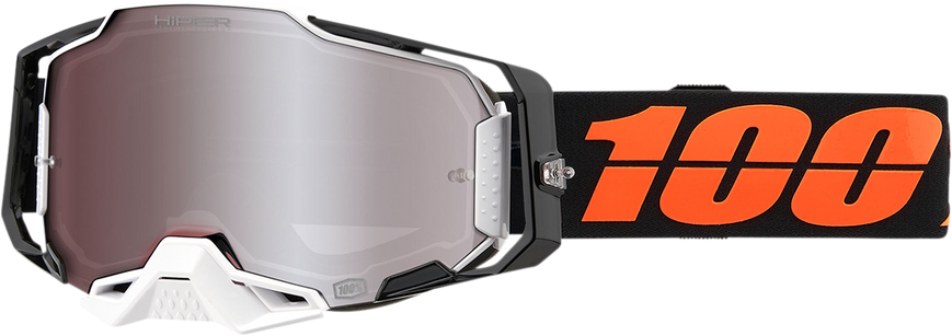 Мотоочки Ride 100% ARMEGA Goggle HiPER Blacktail - Silver Mirror Lens, Mirror Lens