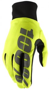 Водостойкие перчатки Ride 100 Percent Hydromatic Waterproof Glove, Neon Yellow, L (10)