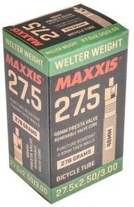 Камера Maxxis WELTER WEIGHT 27.5X2.0/3.0 LFVSEP48 НІПЕЛЬ - PRESTA 48MM