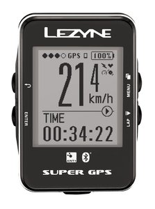 GPS компьютер Lezyne SUPER GPS Серебристый Y9