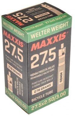 Камера Maxxis WELTER WEIGHT 27.5X2.0/3.0 LFVSEP48 НІПЕЛЬ - PRESTA 48MM