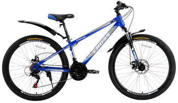 Велосипед Cross 26" Focus 2024 Рама-13" blue-grey
