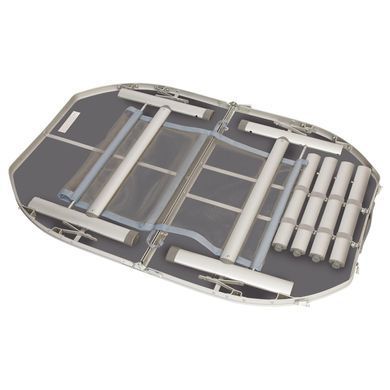 Стіл Bo-Camp Case Model Oval 120x80 cm Grey (1404415)