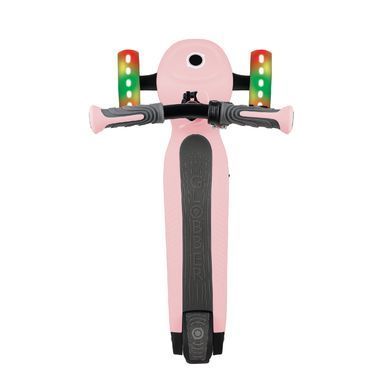 Электросамокат Globber E-MOTION 4 пастельно-розовый, колеса с подсветкой, 50кг, 6+, 3 колеса
