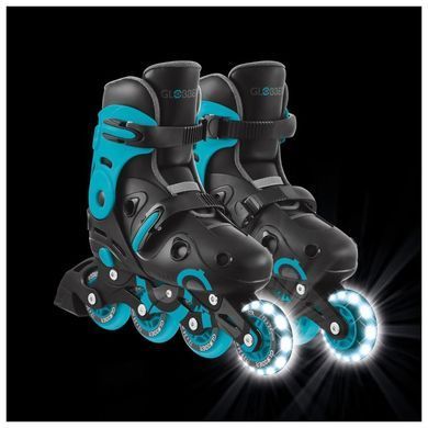Роликові ковзани Globber GO SKATES LIGHTS аква р.34-37, до 60кг, 5+