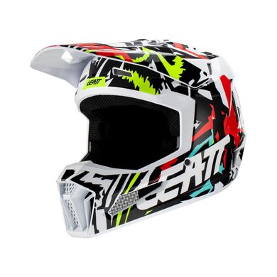 Шлем детский Leatt Moto 3.5 Jr Helmet Zebra, YL