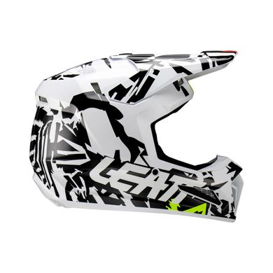 Шлем детский Leatt Moto 3.5 Jr Helmet Zebra, YL